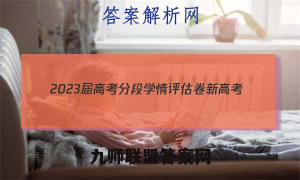 2023届高考分段学情评估卷 新高考(一)1数学答案