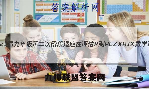 江西省2023届九年级第二次阶段适应性评估 R-PGZX A JX数学试题答案