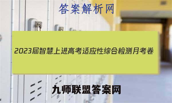 2023届智慧上进 高考适应性综合检测月考卷(二)2英语试题答案