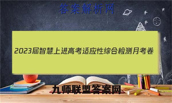 2023届智慧上进 高考适应性综合检测月考卷(三)3理科数学试题答案