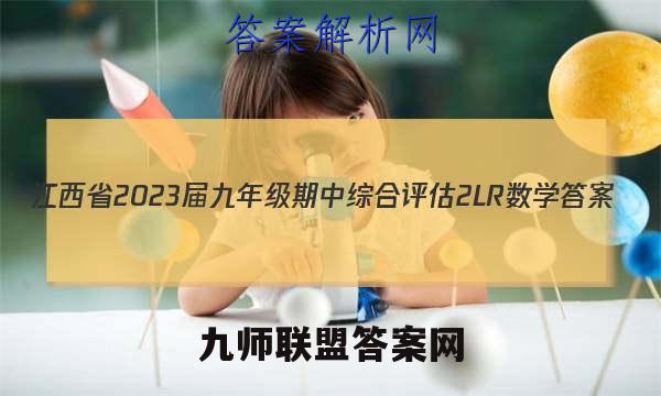 江西省2023届九年级期中综合评估 2L R数学答案