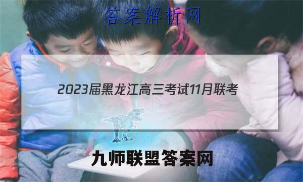 2023届黑龙江高三考试11月联考(904C·HLJ)地理试题答案