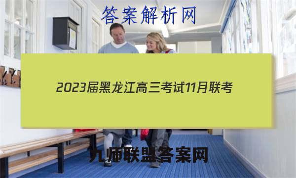 2023届黑龙江高三考试11月联考(904C·HLJ)物理试题答案