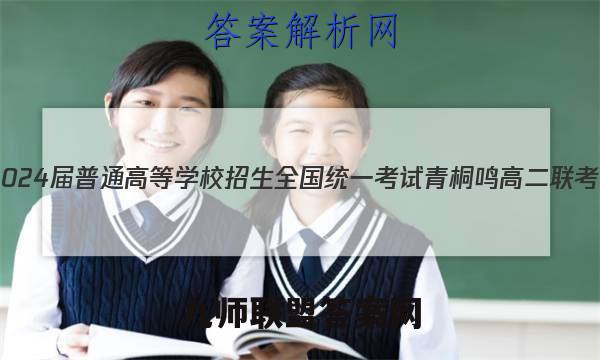 20232024届普通高等学校招生全国统一考试 青桐鸣高二联考(11月)物理答案