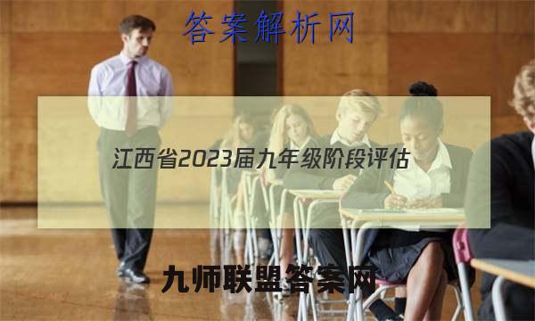 江西省2023届九年级阶段评估(二) 3L R历史试题答案