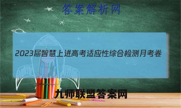 2023届智慧上进 高考适应性综合检测月考卷(五)5文科数学试题答案