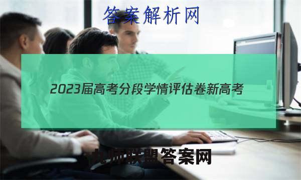 2023届高考分段学情评估卷 新高考(四)4化学试卷答案(更新中)