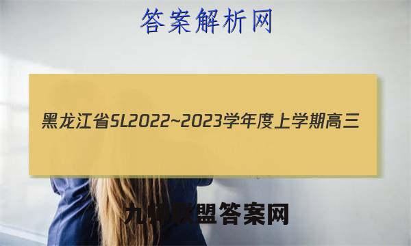 黑龙江省SL2022~2023学年度上学期高三(12月)月考试卷(233334D)语文试卷答案(更新中)
