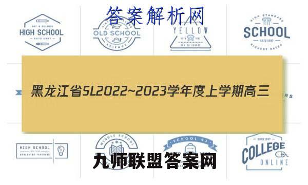 黑龙江省SL2022~2023学年度上学期高三(12月)月考试卷(233334D)政治试卷答案(更新中)