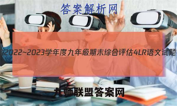 河南省2022~2023学年度九年级期末综合评估 4L R语文试题答案