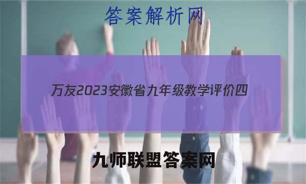 万友 2023安徽省九年级教学评价四(期末)语文答案