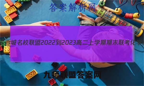 四川省蓉城名校联盟2022-2023高二上学期期末联考化学答案